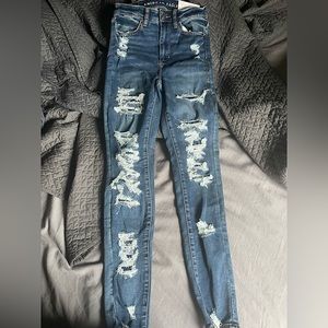 American eagle high rise skinny jeans, size 2, brand new with tags, never worn.